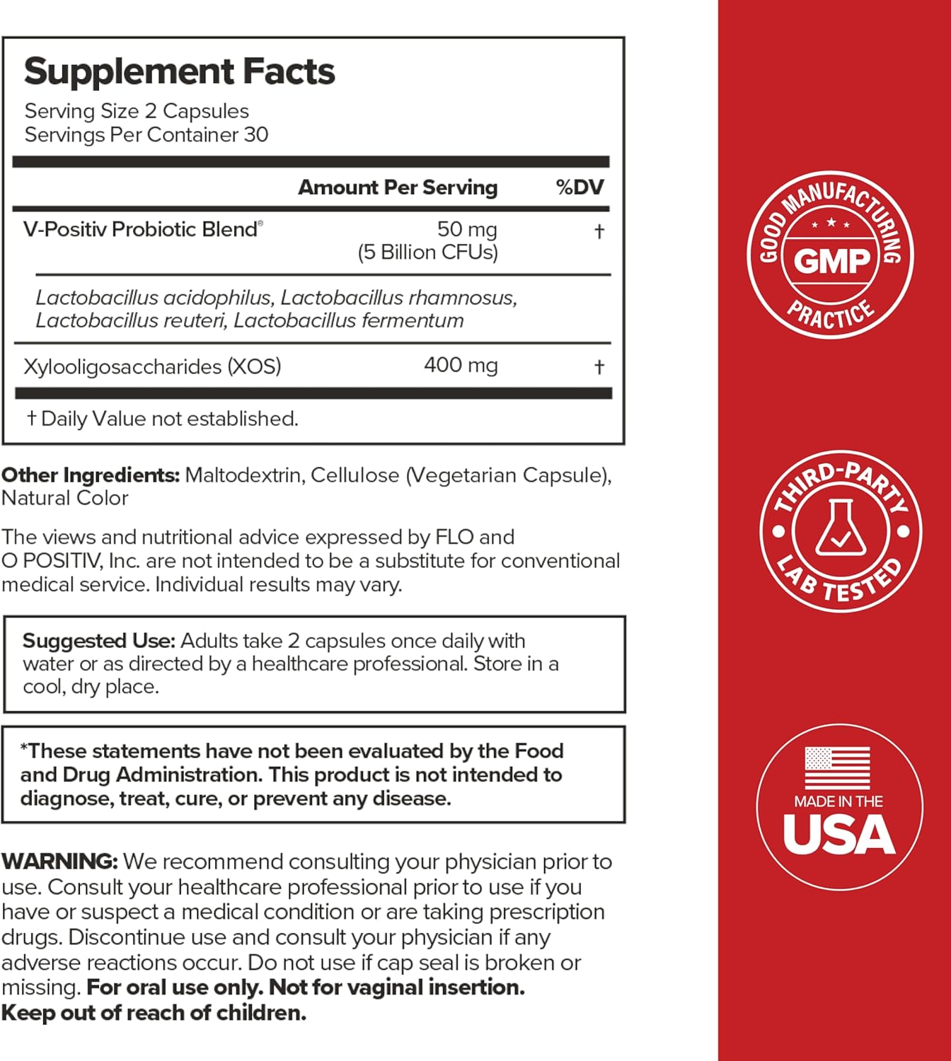 Vaginal Probiotic Capsules